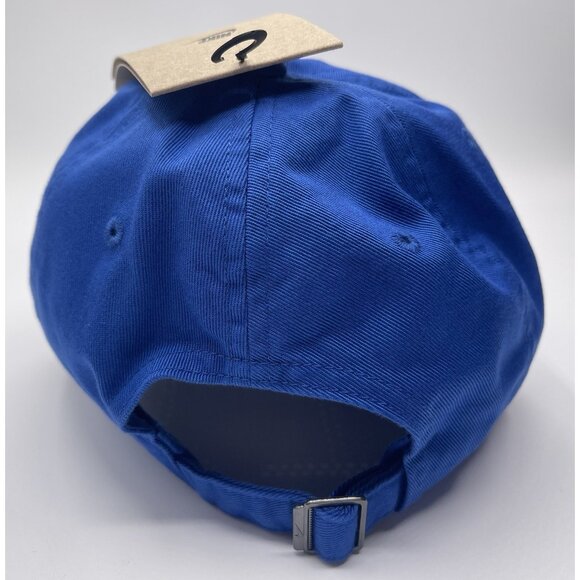 NIKE Hat Blue Size M/L Medium Large Embroidered Logo Baseball Cap Mens Womens - Picture 4 of 8